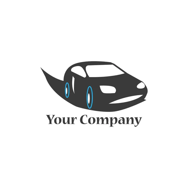 Logotipo Carro Aluguel Depósito — Vetor de Stock