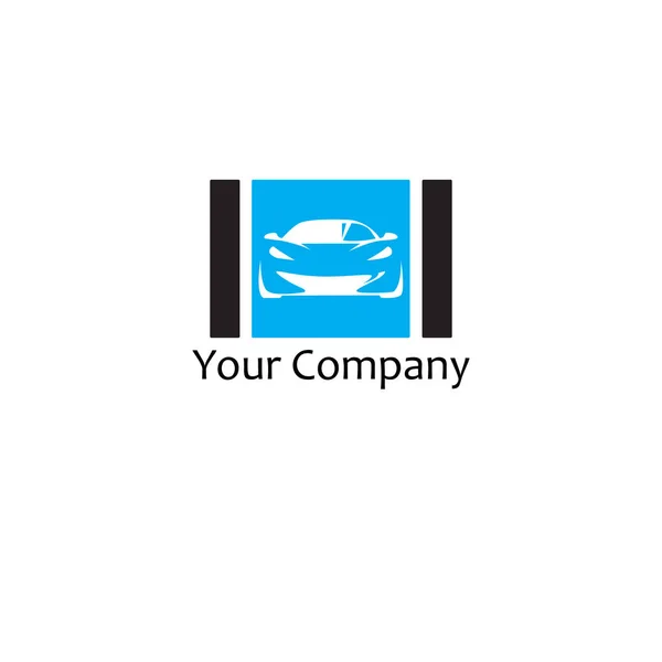 Depósito Alquiler Coche Logo — Vector de stock