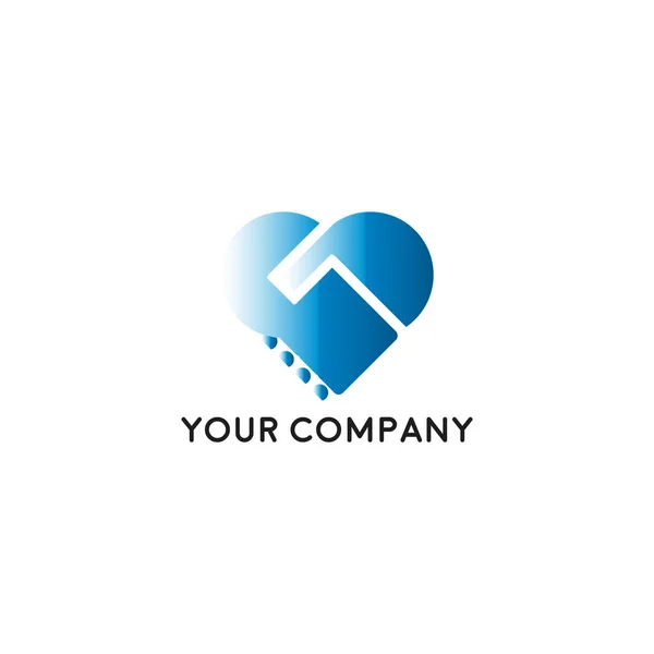 Vector Logo Ontwerp Van Deal Handdruk Teken Betekenis Van Vriendschap — Stockvector