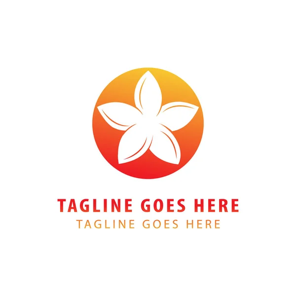 plumeria çiçek logosu ikonu. plumeria çiçek nesne logosu tasarımı.