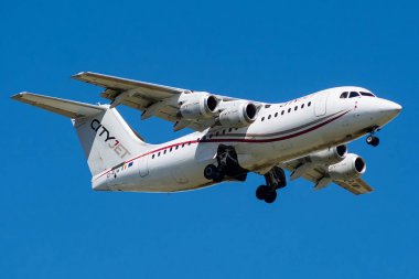 Cityjet tarafından iniş yapılan Avro Rj85