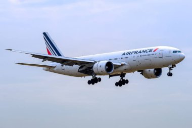Boeing 777-228 (Er) iniş air france tarafından işletilen
