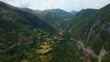  Drone flight in vicinity of Fierze ,Albania, 