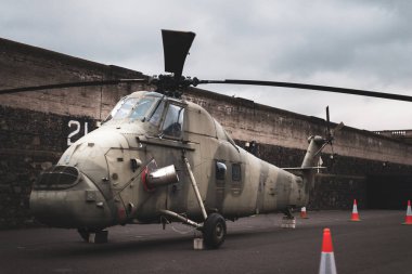 Raf Wessex helikopter - Crumlin Road Goal Museum Belfast, İrlanda, İngiltere şimdi Aldergrove de Konuşlu