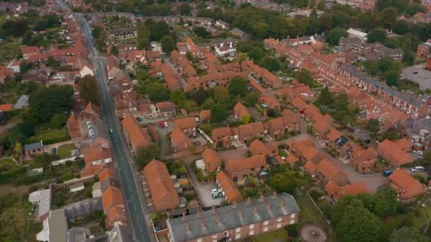 Luchtfoto van Beverley Town en het Westwood, East Yorkshire, UK 2019 — Stockvideo