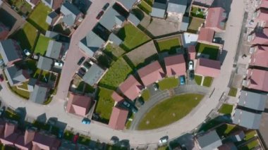 Graves Park yakınlarındaki eteklerinde Sheffield şehrinin havadan görünümü - Sonbahar 2019