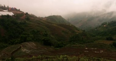Sapa 'nın 4k Timelapse' si, Kuzey Vietnam, gün doğumunda
