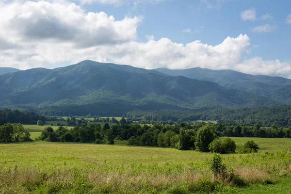 The Great Smoky Mountains in summer around Tennessee