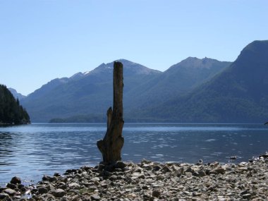 Lake Nahuel Huapi, Bariloche, Argentina clipart