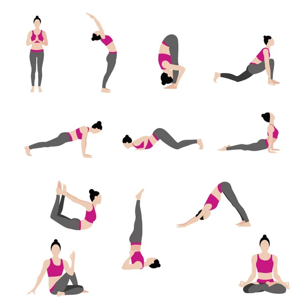 Yoga Fitness Saudável — Fotografia de Stock