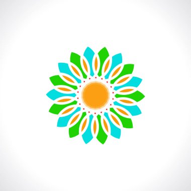 Mandala yuvarlak süs vektör görüntü