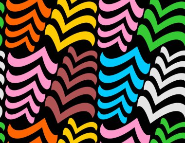 Dikişsiz desen vektör soyut yaprak