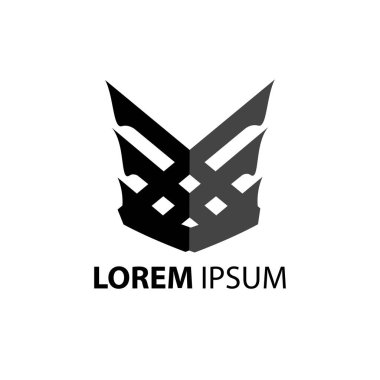 Soyut logo vektör şablonu