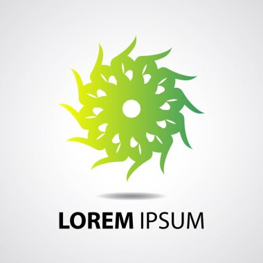 Soyut sembol vektörü. Soyut logo veya simge şablonu eps 10