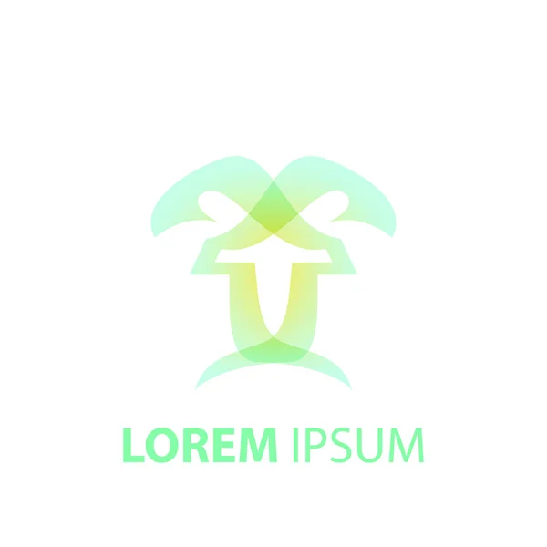 Soyut sembol vektörü. Soyut logo veya simge şablonu