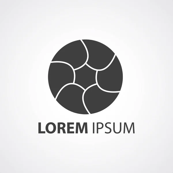 Soyut daire logo kavramı