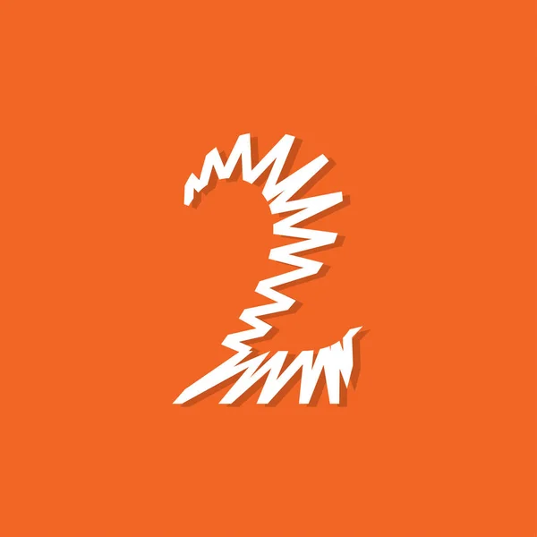 Αριθμός Λογότυπου Αφηρημένο Αριθμός Λογότυπου — Διανυσματικό Αρχείο