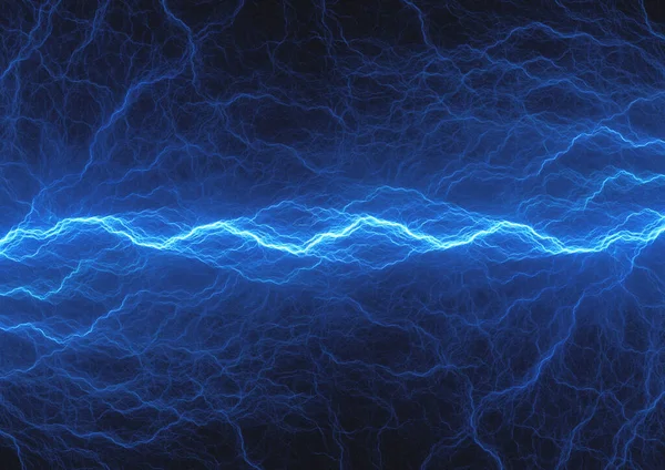 Blue Plasma Abstract Piwer Electrical Background — Stock Photo, Image