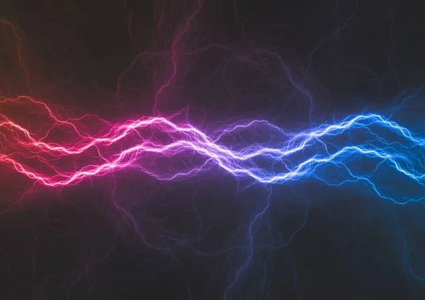 Blue Purple Plasma Abstract Electrical Background — Stock Photo, Image