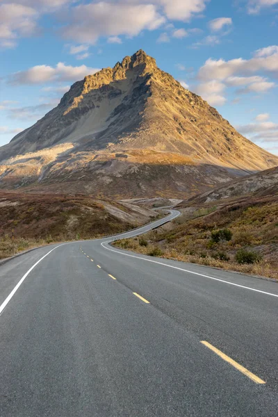 Tom Motorvej Gennem Rocky Mountains Canada - Stock-foto