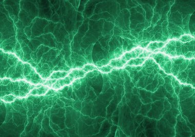 Yeşil güç, soyut plazma yıldırımı