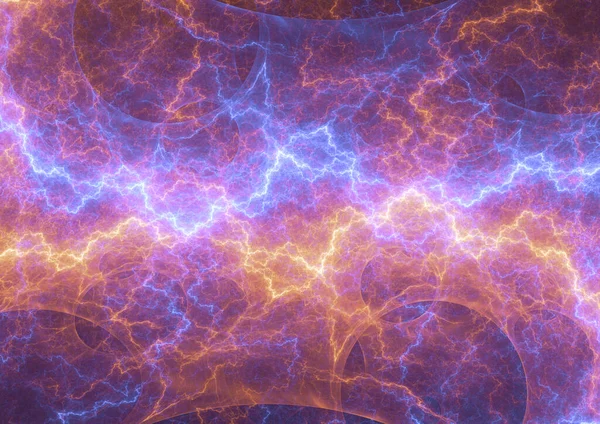 Вогонь Крижана Блискавка Плазмовий Енергетичний Фон — стокове фото