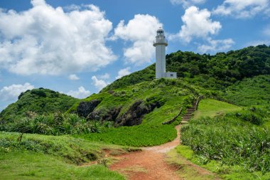 Oganzaki Deniz Feneri, Okinawa, Japonya