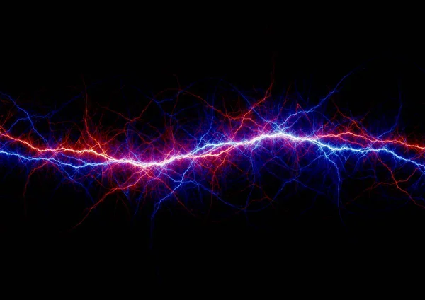 Red Blue Lightning Hot Ice Plasma Background — Stock Photo, Image