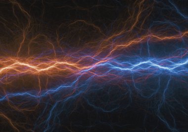 Sıcak ve soğuk fraktal şimşek, plazma elementleri