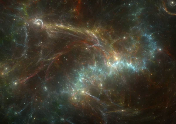 Ilustracja Starfield Tło Galaktyki Kosmosie — Zdjęcie stockowe