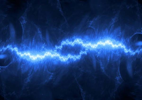 Blue lightning, abstract plasma background