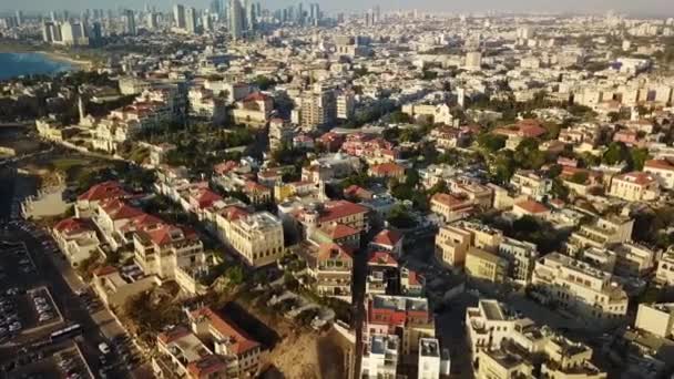 Pôr Sol Jaffa Israel — Vídeo de Stock