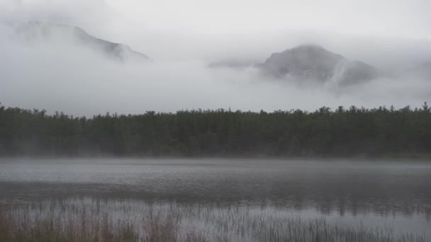 Lago Baikal Montañas Nubes — Vídeos de Stock
