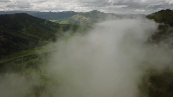 Altai Montañas Verano Nubes Naftalina — Vídeos de Stock