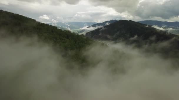 Altai Montañas Verano Nubes Cascada — Vídeos de Stock