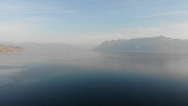 Podzimní Panorama Jezera — Stock video