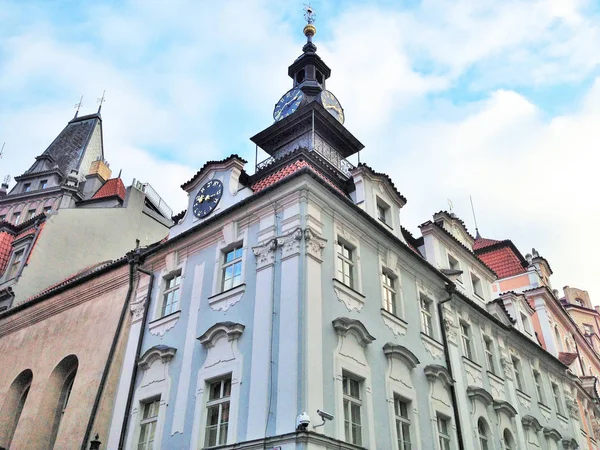 Fachadas Edificios Antiguos Las Calles Ciudad Praga República Checa —  Fotos de Stock