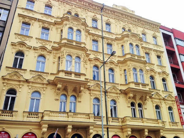 Facades Old Buildings City Streets Prague Czech Republic — Stock Photo, Image