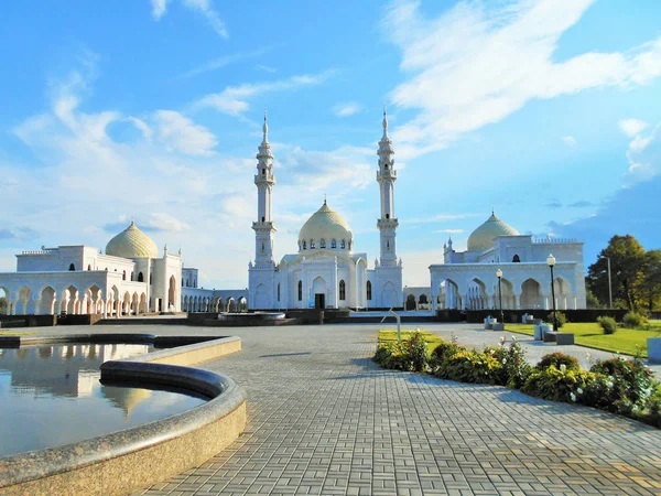 Mesquita Branca Cidade Bolgar República Tartaristão Rússia — Fotografia de Stock