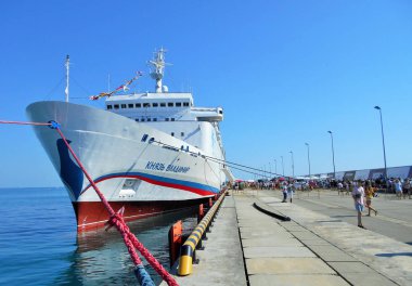Yolcu gemisi Prens Vladimir, Soçi 'deki deniz festivalinde.