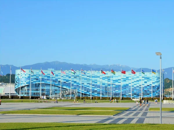 Спортивний Палац Айсберг Олімпійському Парку Сочі — стокове фото