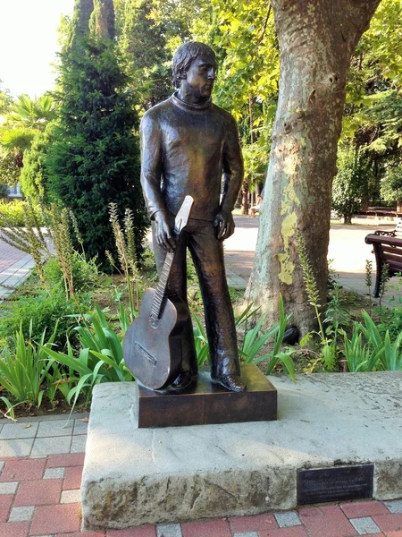 Monument Voor Vladimir Vysotsky Sochi — Stockfoto