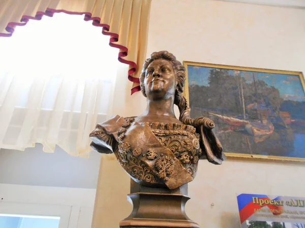 Busto Emperatriz Catalina Rusia 1729 1796 Museo Arte Sochi — Foto de Stock