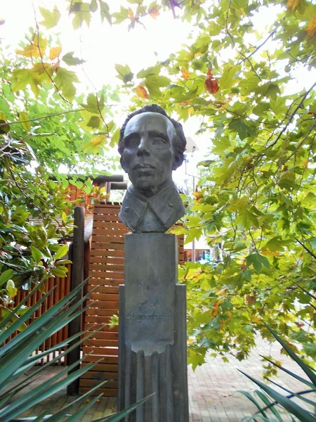 Bust Ostrovsky Park Riviera Sochi — Stock Photo, Image