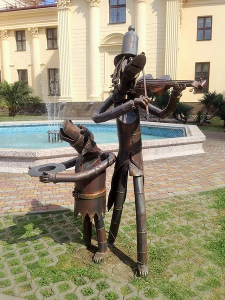 Sculpture Musicians Sochi — Stock Photo, Image