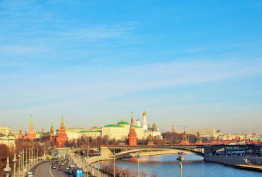 Moskova Kremlin güneşli bir günde