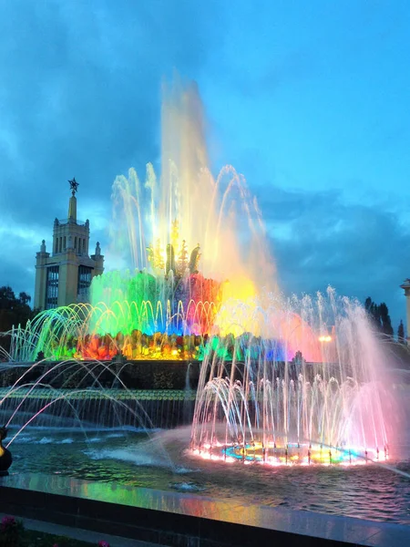 Fountain Stone Flower Enea Moscow Royalty Free Stock Images