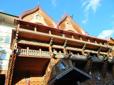 Moskova 'daki Izmailovsky Kremlin binaları