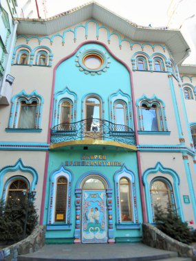 Moskova 'daki Izmailovsky Kremlin binaları. Düğün sarayı