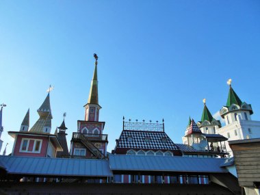 Moskova 'daki Izmailovsky Kremlin binaları